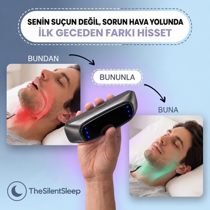 TheSilentSleep - Akıllı Ultrasonik Horlama Önleyici Cihaz
